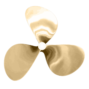 Mikado propeller 3-bladet RH, 45 mm boring